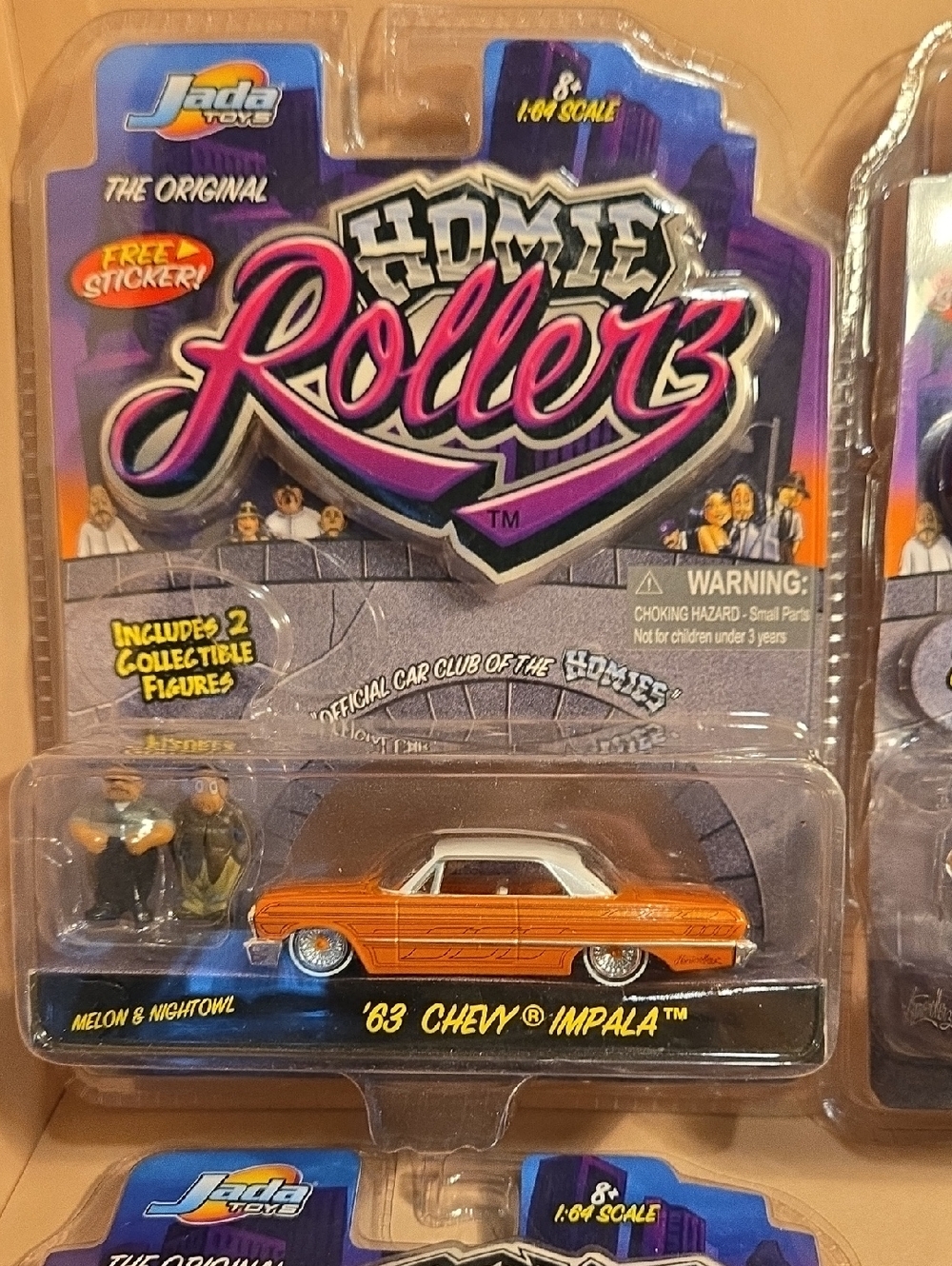 Jada Toys Homie Rollerz Chevy Impalas And REGAL Set Of 6